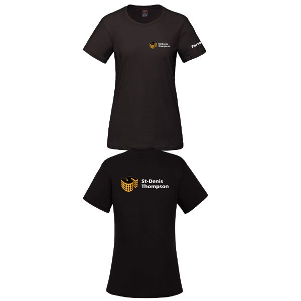 Image de T-shirt manche courte 100% coton pour femme - S05611