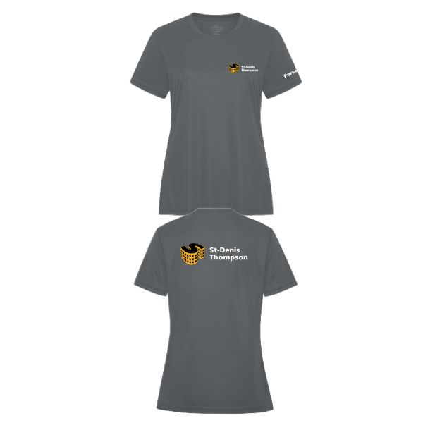 Image de T-shirt manche courte 100% polyester pour femme - ATC3700L