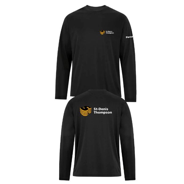 Image de T-shirt manche longue 100% polyester pour homme - ATC3715