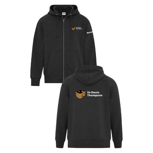 Image de Ouaté avec capuchon et zip complet HEAVYWEIGHT unisexe - WERK422