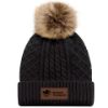 Image de Tuque pompon avec écusson en cuir  - 1E140L